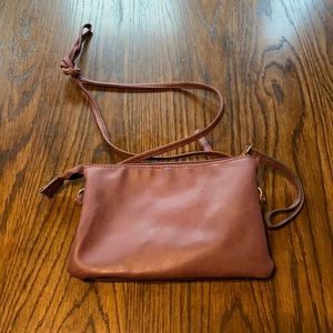 5/$20 Cute reddish purse with long strap